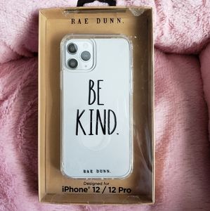 🆕️Rae Dunn BE KIND Clear iPhone Case